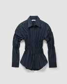 Lavinque Shirts Chemise Satinée Cintrée | Noir | Style Chic et Moderne