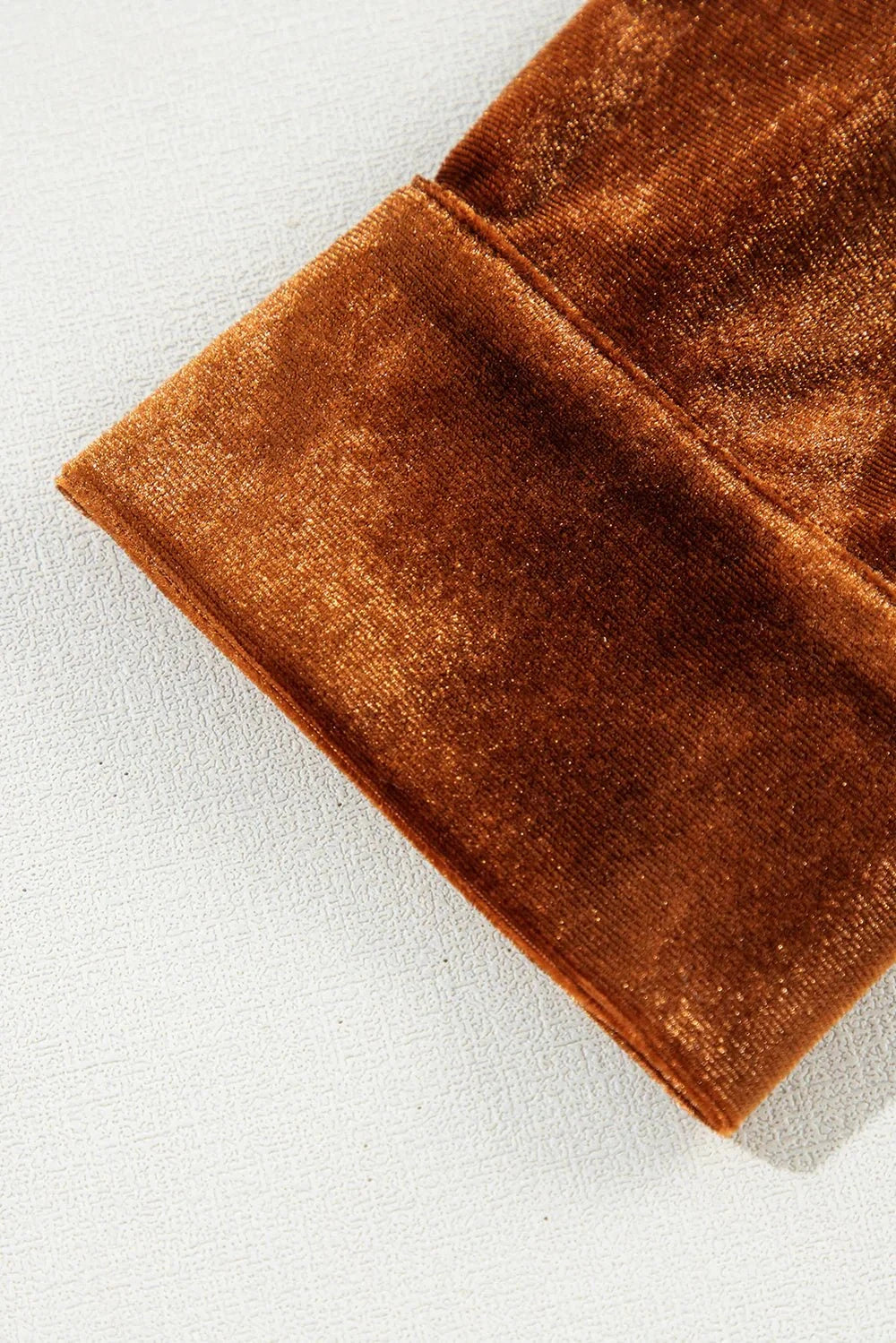Lavinque Shirts Chemise Velours Cuivrée | Effet Satiné | Élégante & Confortable