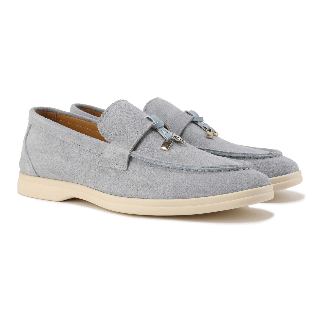 Lavinque Shoes Bleu brume / 35 Mocassins Décontractés Homme | Beige Clair | Élégance Casual au Quotidien