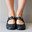 Lavinque Shoes Bleu Marine / 35 Chaussures Mary Jane Femme | Élégance & Confort | Talon Bas et Fermeture Boucle