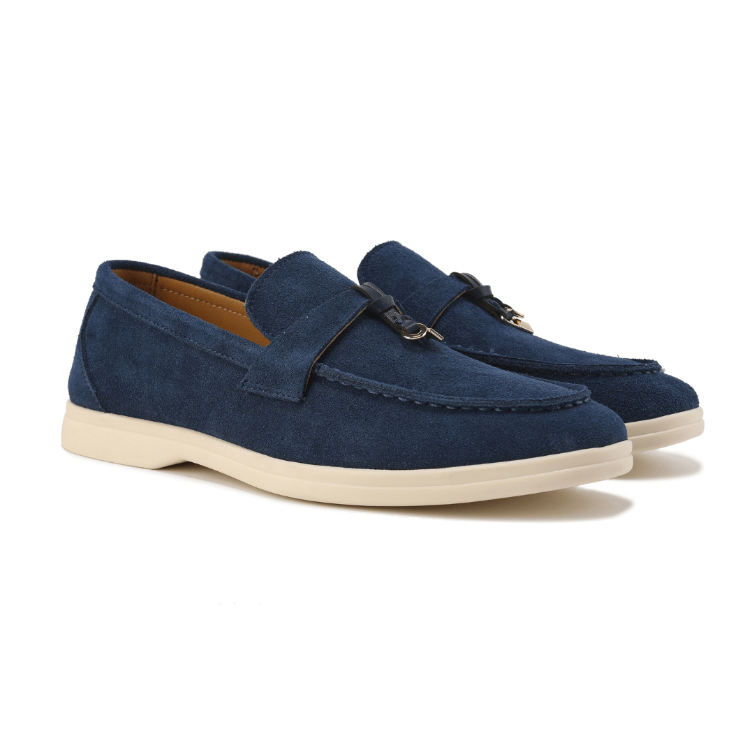 Lavinque Shoes Bleu marine / 35 Mocassins Décontractés Homme | Beige Clair | Élégance Casual au Quotidien