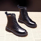 Lavinque Shoes Bottes de Combat Hiver en Simili Cuir | Chaudes & Robustes | Confort et Style Urbain