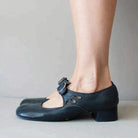 Lavinque Shoes Chaussures Mary Jane Femme | Élégance & Confort | Talon Bas et Fermeture Boucle