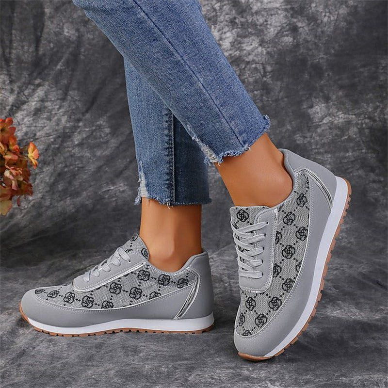 Lavinque Shoes Gris / 34 Baskets Mode & Confort | Style Sport Chic | Légères & Polyvalentes