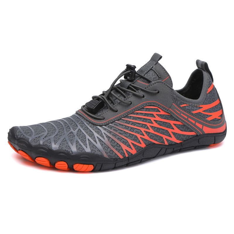 Lavinque Shoes Gris-Orange / 36 Baskets Femme | Légères & Respirantes | Confort et Performance