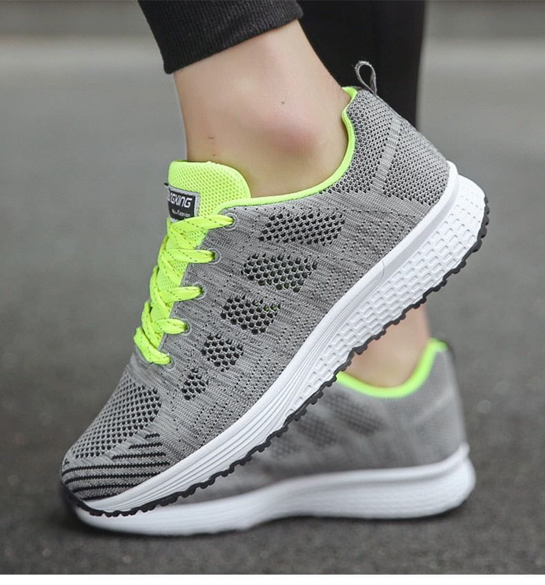 Lavinque Shoes Gris-vert / 35 Baskets Respirantes Ultra-Légères | Confort & Performance | Idéales pour le Quotidien