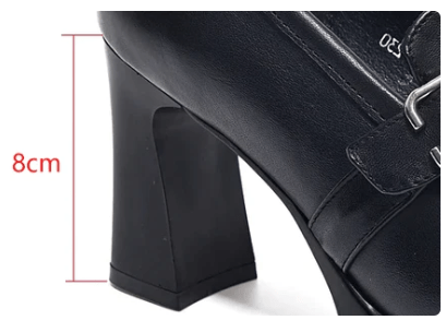 Lavinque Shoes Mocassins à Talons | Cuir Synthétique | Élégants et Confortables