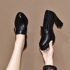 Lavinque Shoes Mocassins à Talons | Cuir Synthétique | Élégants et Confortables
