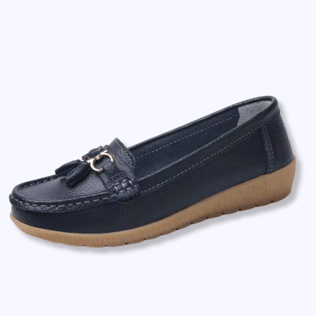 Lavinque Shoes Noir / 35 Mocassins Confort | Orange | Élégance et Bien-Être au Quotidien