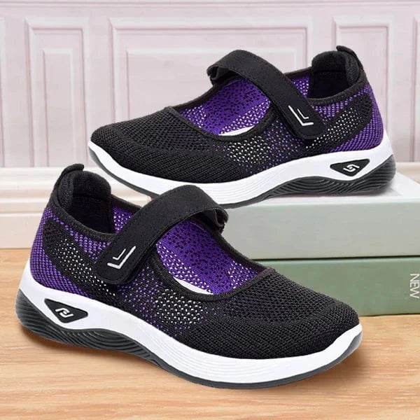 Lavinque Shoes Noir et violet / 36 Chaussures de Marche Femme | Légères & Respirantes | Confort et Maintien