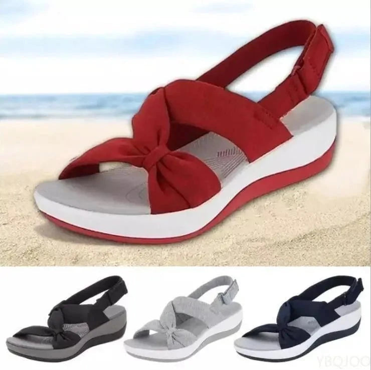 Lavinque Shoes Sandales Confort à Nœud | Élégance Décontractée | Idéales pour l'Été