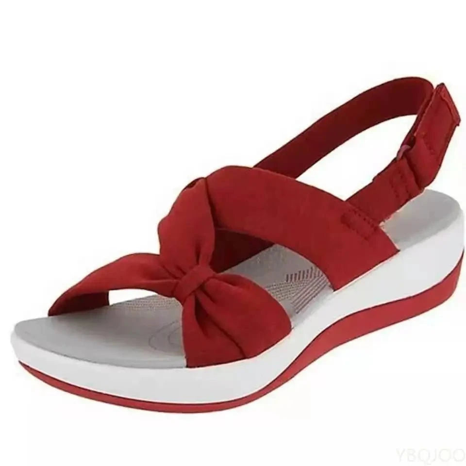 Lavinque Shoes Sandales Confort à Nœud | Élégance Décontractée | Idéales pour l'Été