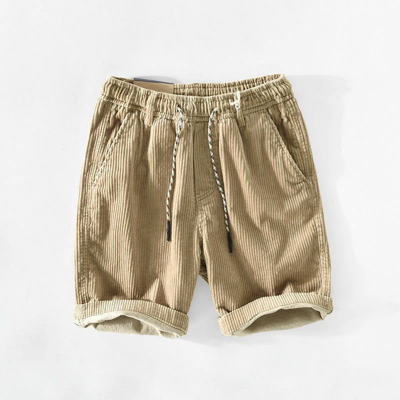Lavinque Short Beige / S Short Décontracté en Lin Coton | Naturel | Léger et Respirant