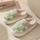 Lavinque Slippers Chaussons d’intérieur fourrés | Rose et gris | Chaleur et confort absolu