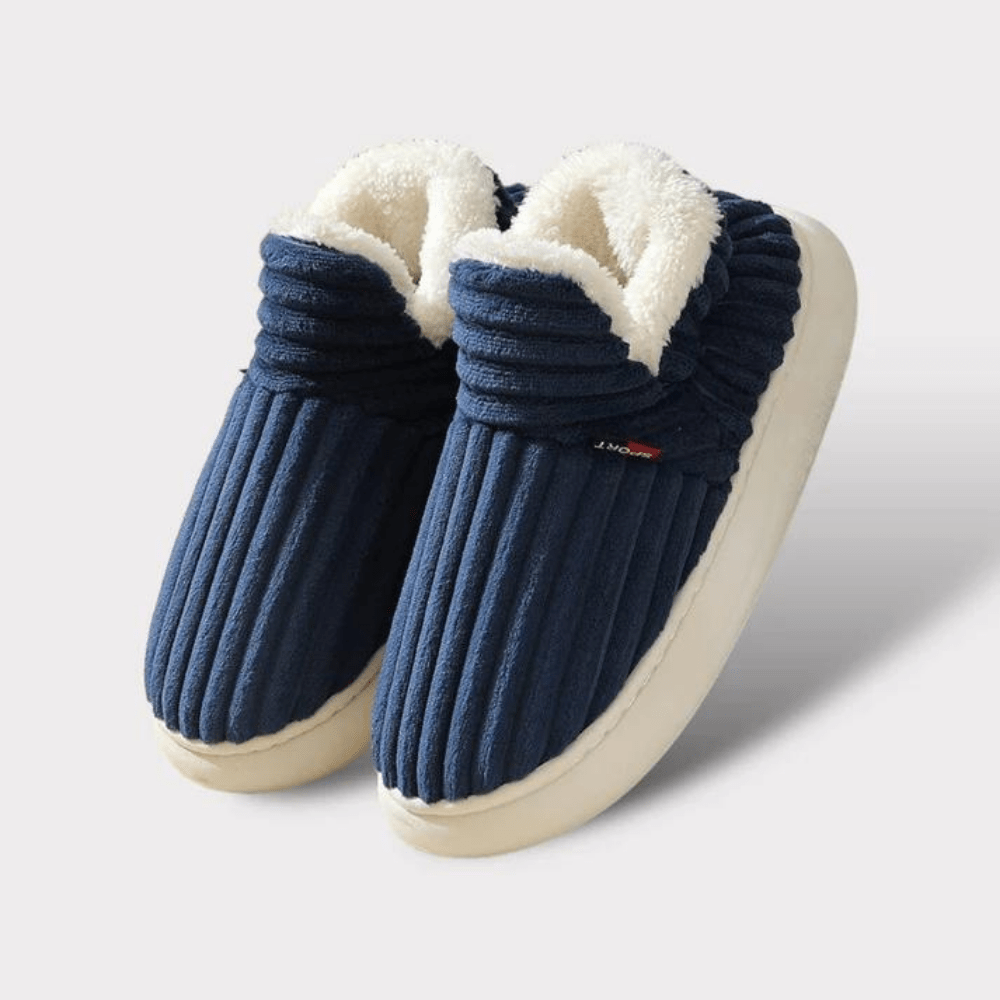 Lavinque Slippers Chaussons Hiver Doublés | Ultra Confortables | Antidérapants et Chaleureux