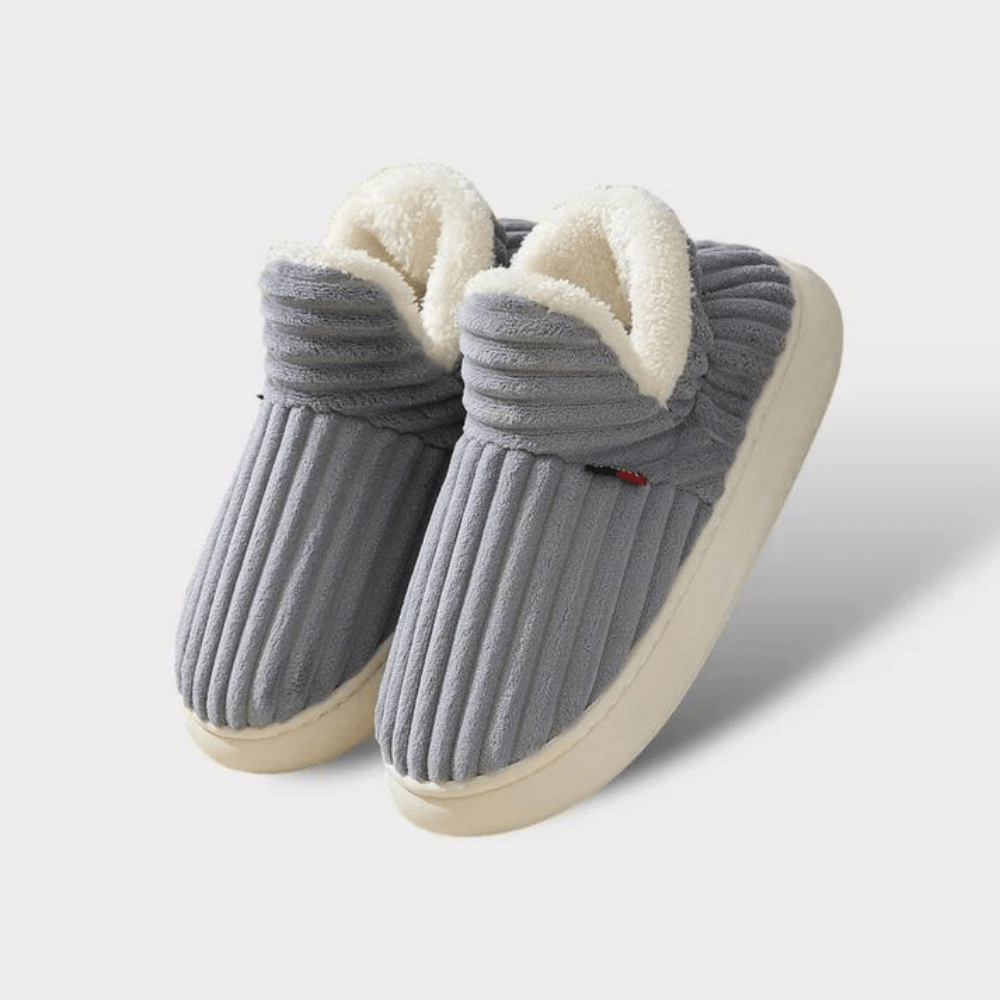 Lavinque Slippers Chaussons Hiver Doublés | Ultra Confortables | Antidérapants et Chaleureux