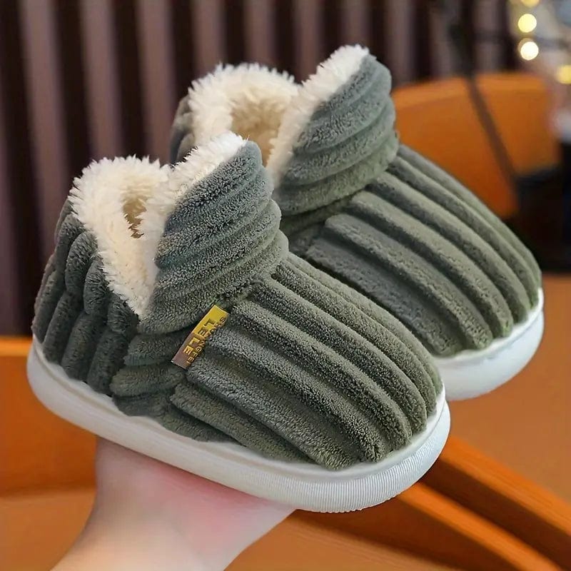 Lavinque Slippers Chaussons Hiver Doublés | Ultra Confortables | Antidérapants et Chaleureux