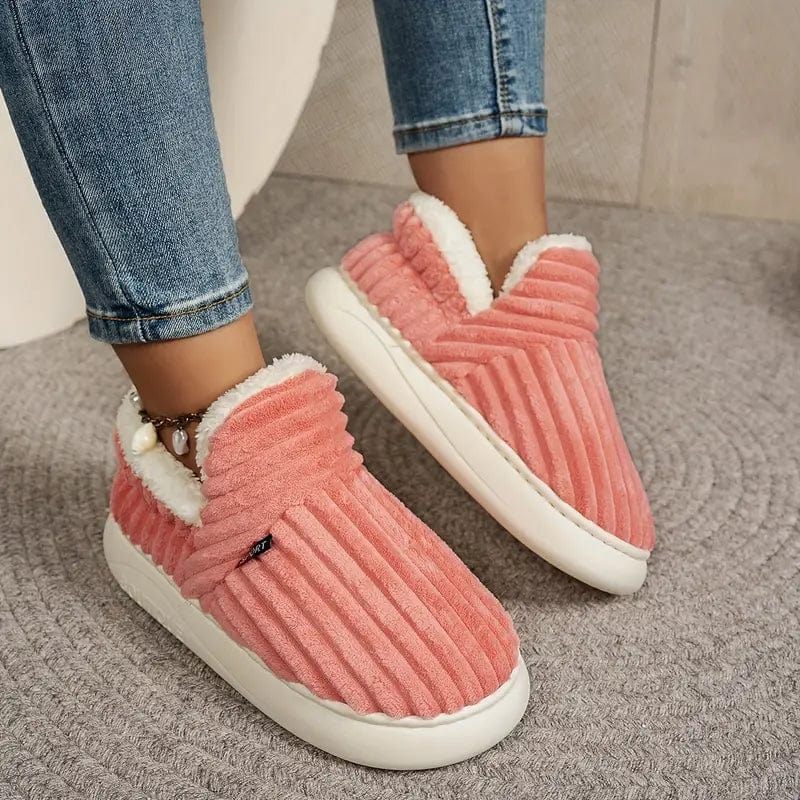 Lavinque Slippers Chaussons Hiver Doublés | Ultra Confortables | Antidérapants et Chaleureux