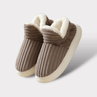 Lavinque Slippers Chaussons Hiver Doublés | Ultra Confortables | Antidérapants et Chaleureux