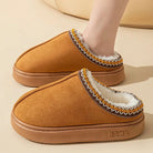 Lavinque Slippers Marron / 36-37 Pantoufles Hiver | Doublure Chaude | Confort et Élégance
