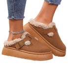 Lavinque Slippers Mules Hiver | Doublure Chaude & Semelle Confort | Cocooning & Style