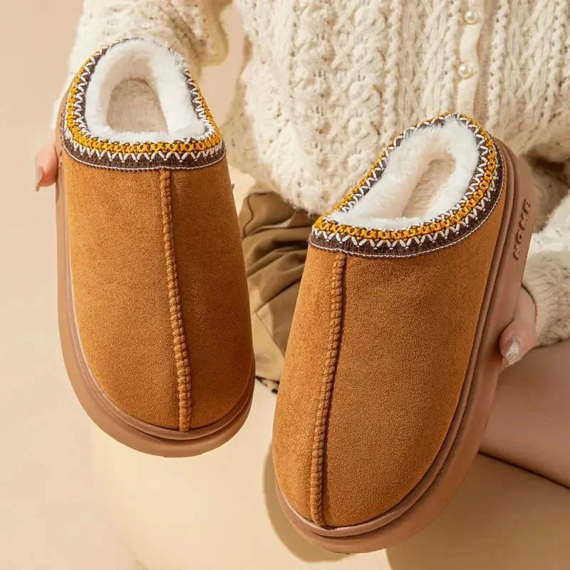 Lavinque Slippers Pantoufles Hiver | Doublure Chaude | Confort et Élégance
