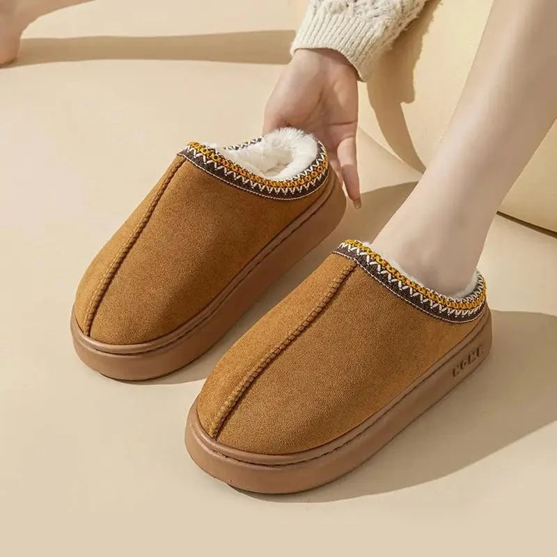 Lavinque Slippers Pantoufles Hiver | Doublure Chaude | Confort et Élégance