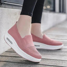 Lavinque Sneakers Baskets compensées respirantes | Rose | Confort et style au quotidien