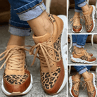 Lavinque Sneakers Baskets Femme | Confort & Style | Imprimé Léopard Tendance