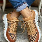 Lavinque Sneakers Baskets Femme | Confort & Style | Imprimé Léopard Tendance