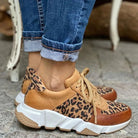 Lavinque Sneakers Baskets Femme | Confort & Style | Imprimé Léopard Tendance
