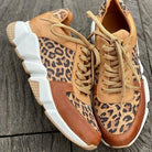 Lavinque Sneakers Baskets Femme | Confort & Style | Imprimé Léopard Tendance