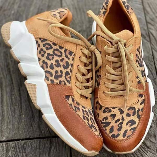 Lavinque Sneakers Baskets Léopard | Confort et Style | Tendance Sauvage