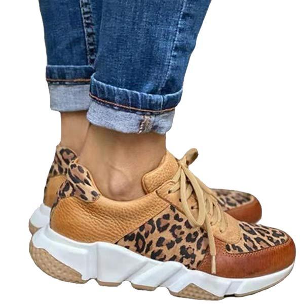Lavinque Sneakers Baskets Léopard | Confort et Style | Tendance Sauvage