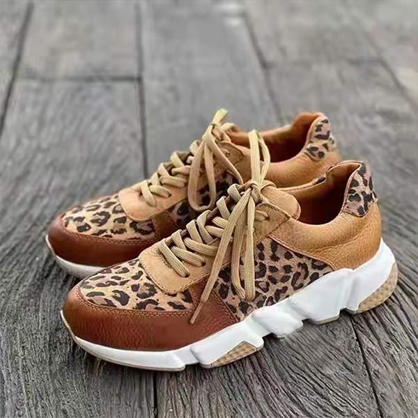 Lavinque Sneakers Baskets Léopard | Confort et Style | Tendance Sauvage