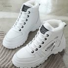 Lavinque Sneakers Blanc / 35 Baskets Montantes Chunky | Urbain | Confort et Style Moderne