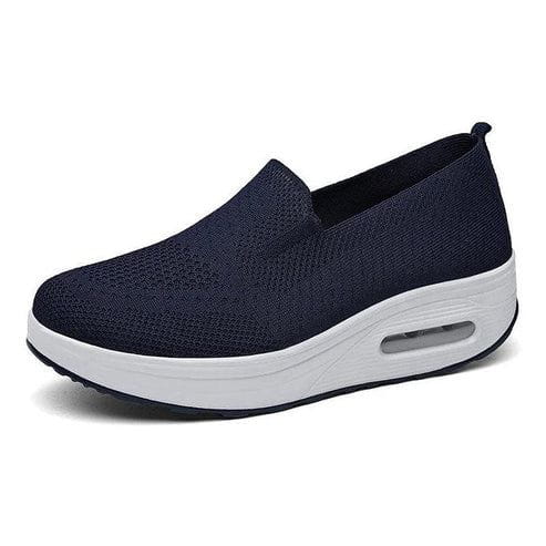 Lavinque Sneakers Bleu / 36 Baskets compensées respirantes | Rose | Confort et style au quotidien
