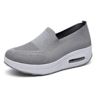 Lavinque Sneakers Gris / 36 Baskets compensées respirantes | Rose | Confort et style au quotidien