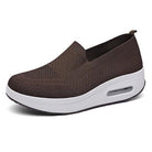 Lavinque Sneakers Marron / 36 Baskets compensées respirantes | Rose | Confort et style au quotidien