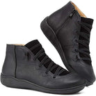 Lavinque Sneakers Noir / 35 Baskets Montantes | Cuir Synthétique & Fermeture Zippée | Confort & Style