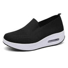 Lavinque Sneakers Noir / 36 Baskets compensées respirantes | Rose | Confort et style au quotidien