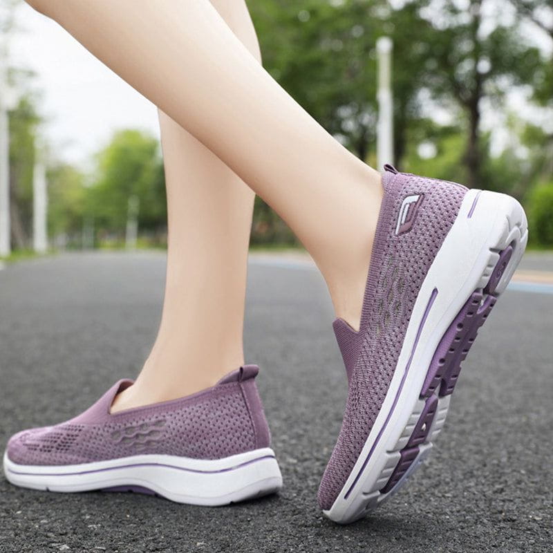 Lavinque Sneakers Pourpre / 36 Baskets Confort Slip-On | Respirantes | Légères et Ergonomiques