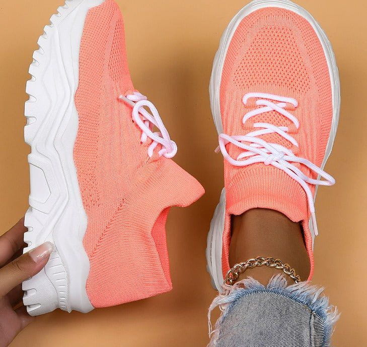 Lavinque Sneakers Rose / 35 Baskets Chunky | Respirantes et Légères | Confort Optimal