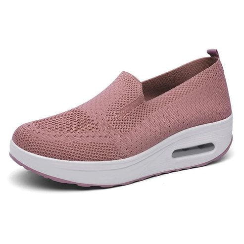 Lavinque Sneakers Rose / 36 Baskets compensées respirantes | Rose | Confort et style au quotidien