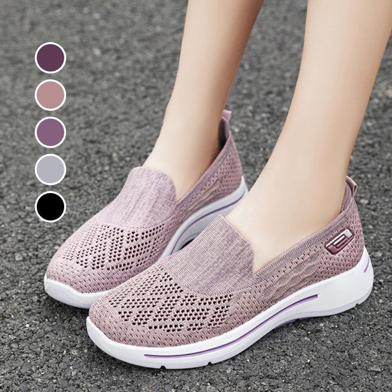 Lavinque Sneakers Rose / 36 Baskets Confort Slip-On | Respirantes | Légères et Ergonomiques