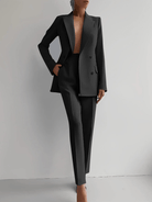 Lavinque Suits Noir / S Tailleur Pantalon Élégant | Chic & Puissance Féminine | Style Sophistiqué