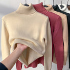 Lavinque Sweater Beige / M Pull Col Roulé Hiver | Doublure Chaude | Élégant et Confortable