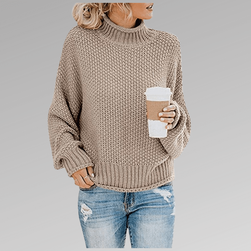 Lavinque Sweater Beige / S Pull Crème Oversize | Maille Épaisse | Chaud & Décontracté