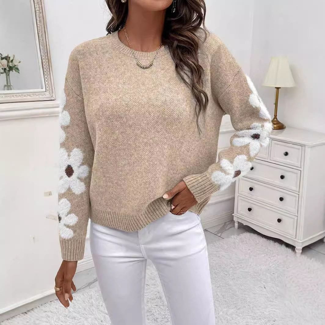 Lavinque Sweater Beige / S Pull en maille | Bleu | Confortable et élégant