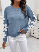 Lavinque Sweater Bleu / S Pull en maille | Bleu | Confortable et élégant